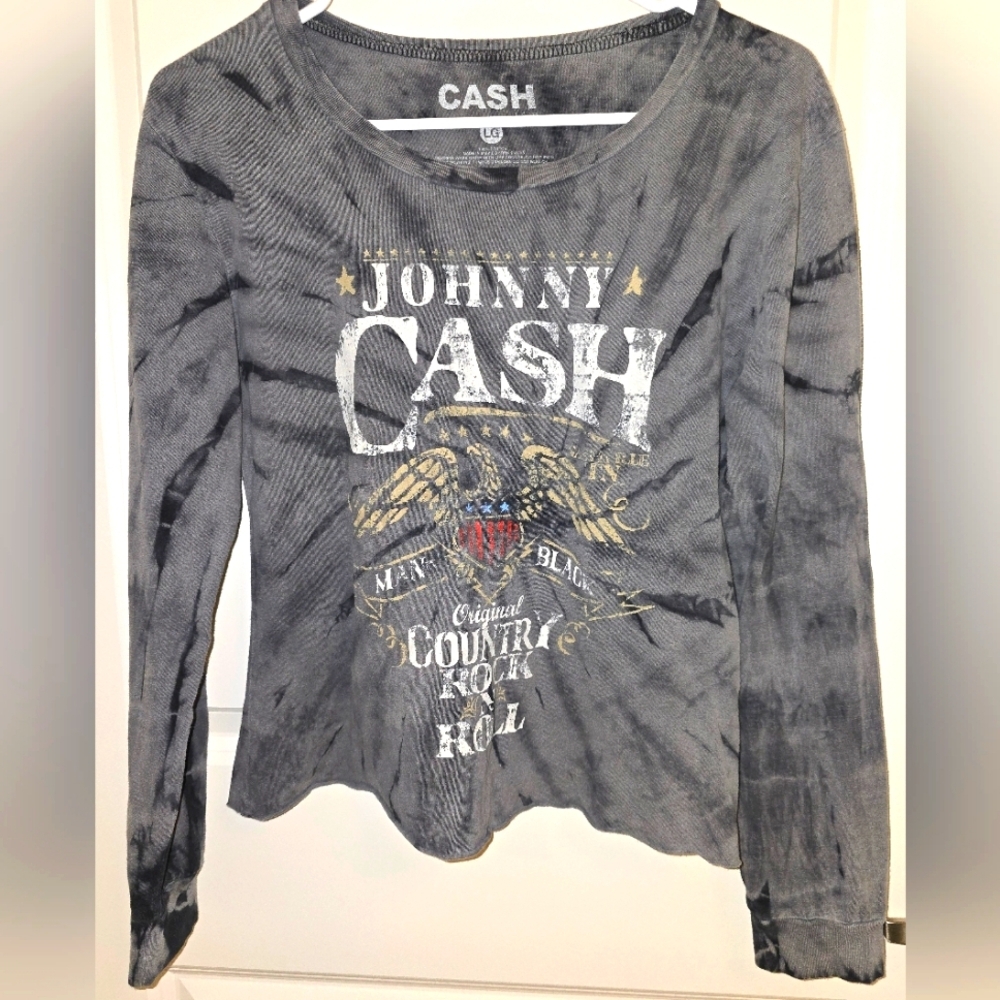 Johnny Cash T-Shirt, Country Tee, Johnny Cash Women's Tshirt. CASH